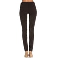 thumbnail image 4 of Stretch Skinny Knit Jegging Pants (Brown), 4 of 6