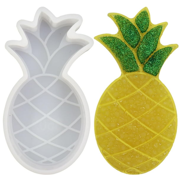 Molde Freshie de coche de piña, moldes Freshie de silicona seguros para horno, moldes de silicona para Freshies de coche, moldes de suministros de Freshies de coche