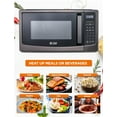 thumbnail image 2 of Commercial Chef 5-in-1 Countertop Microwave Air Fryer Combo, 0.9 Cu. Ft. Capacity, Microwave Air Fryer Convection Oven Bake and Roast, 900W, 10 Power Levels, 10.6" Turntable, 2 of 7