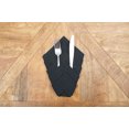 thumbnail image 3 of Hemstitch Solid Black Napkin, Set of 6, 3 of 5