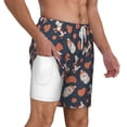 thumbnail image 2 of Balery Funny Dogs Mens Swim Trunks Swim Shorts for Men Quick Dry Inseam Beach Shorts with Compression Liner Pocket-3X-Large, 2 of 9