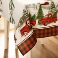 thumbnail image 3 of Elrene Home Fashions Vintage Christmas Tree Farm Holiday Rectangle Tablecloth, Multicolor, 60" x 102" Rectangle, 3 of 4