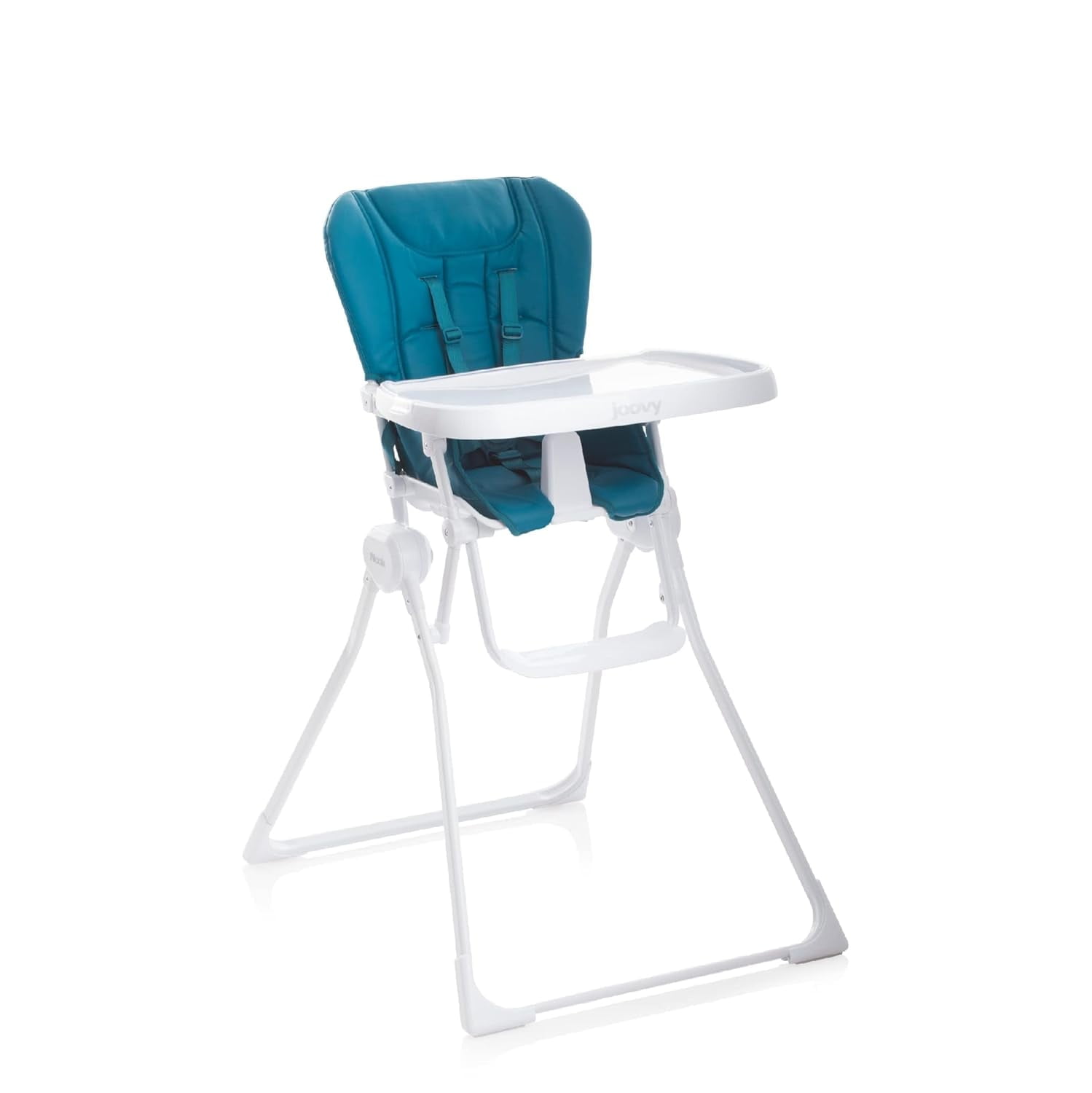 joovy Nook, Compact Fold, Swing Open Tray High Chair, Turquoise