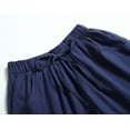 thumbnail image 3 of Aayomet Leather Shorts For Women Women's Casual Fuzzy Pajama Shorts Fluffy Lounge Short Pants,Dark Blue M, 3 of 4