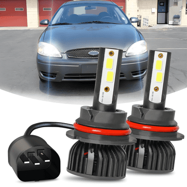For Ford Taurus 1992-2004 2005 2006 2007 LED Headlight Bulbs 9007 HB5 High and Low Beam 2pack