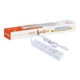 thumbnail image 2 of Barra Multicontacto TECNOLITE Inteligente 4cont+4puertos USB Blanco, 2 of 8