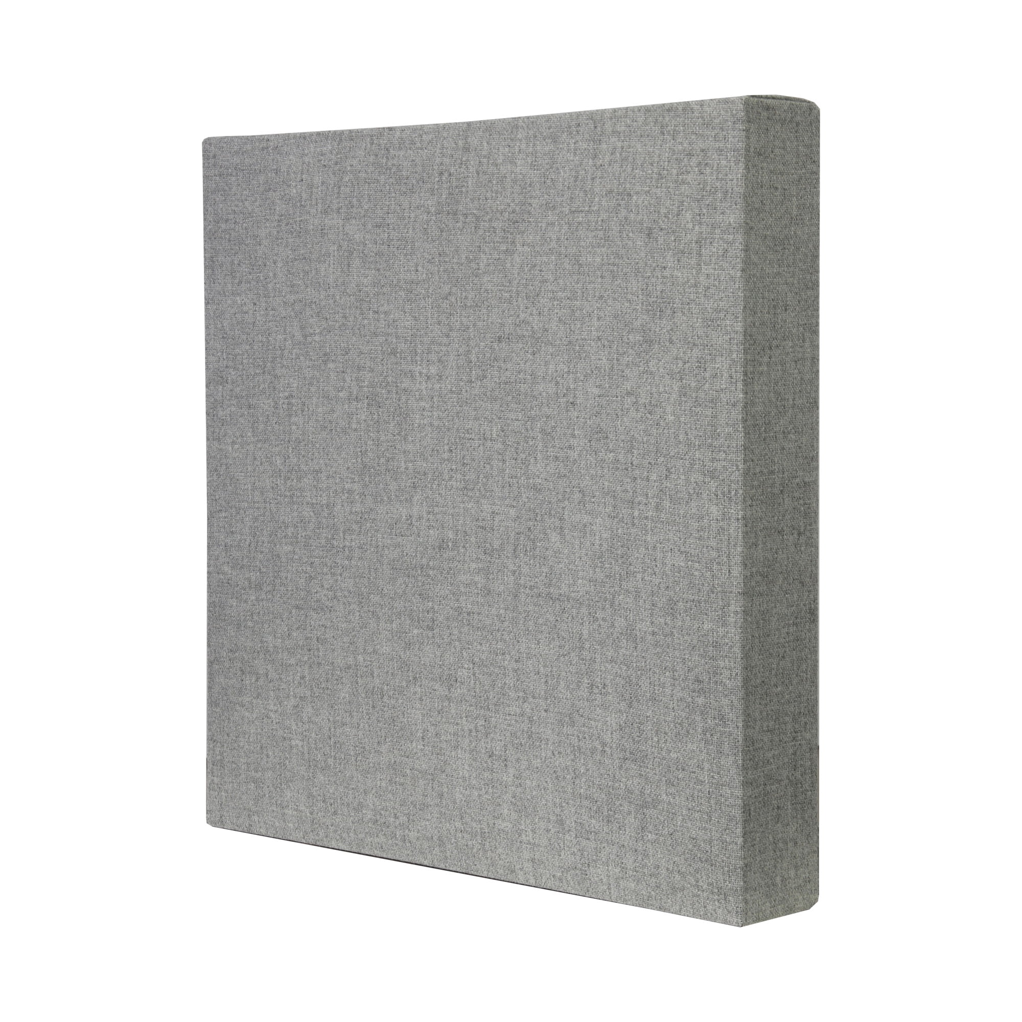 ATS Acoustics ECO Panel Low-VOC Professional Studio Recording Booth Sound Absorbing Acoustic Panel 24" x 24" x 4" (Merle Grey)