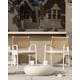 thumbnail image 4 of Set of 2 blanca patio rattan sillas con all-weather cushions, armrests & metal frame para outdoor dining, 4 of 7