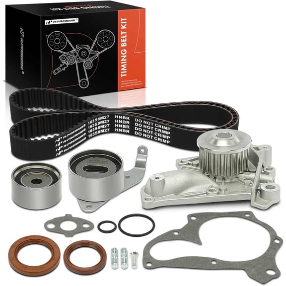 A-Premium 12Pcs Engine Timing Belt Kit Water Pump W/Tensioner Compatible with Toyota Camry 87-01, RAV4 96-00, Celica 87-89/92-99, Solara 99-01 - 2.0L 2.2L