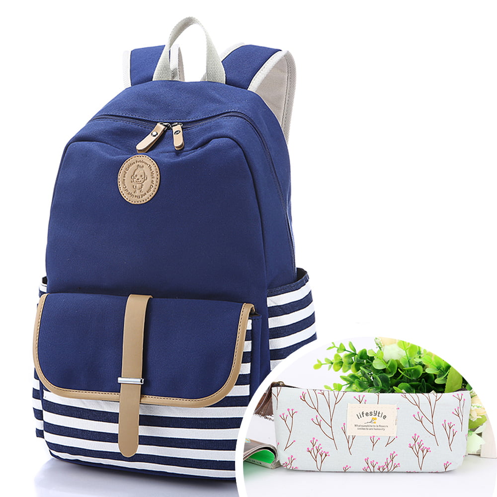 Thickened Canvas Laptop Bag/Shoulder Daypack/School Backpack/Causal ...