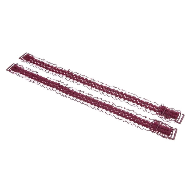 Correas de sostén de repuesto Reemplazo Del Sostenedor de Las Correas Del de Encaje Floral Ajustable Antideslizante para Mujer - borgoña borgoña Magideal Correas de sostén de repuesto