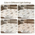 thumbnail image 7 of ODIKA 4'x6' Beige Abstract Ivory Natural Washable Area Rug Modern Geometric Design With Shapes And Smooth Lines for Bedroom, Reading Nook, Pet Friendly & Non-Shedding, 7 of 7