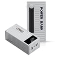 thumbnail image 1 of Power Bank Pila Batería Recargable Kimhi Carga Super Rapida 60,000mah Pd20w Portatil Color Blanco Con 4 Puertos Usb Y 1 Tipo C Bidireccional Cargador Para Celular Tablet Banco De Energia Pantalla Led, 1 of 5