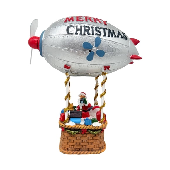 Adorno navideño de Papá , figura de escritorio, estatua giratoria de resina, regalo de , pequeña decoración navideña de invierno,