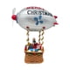 thumbnail image 1 of Adorno navideño con luces, figura de mesa, escultura de resina, decoración, regalo de Navidad, manualidades, linda figura de Papá Noel, globo de fuego, 1 of 9