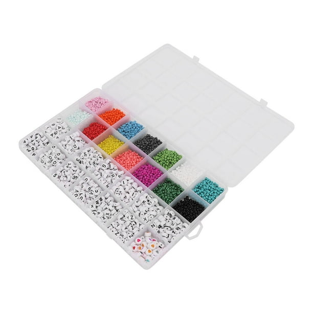 Plastic Beads Durable Lightweight Letter Beads Plastic For
