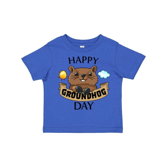 Inktastic Happy Groundhog Day Cute Boys or Girls Toddler T-Shirt