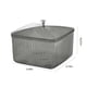 thumbnail image 3 of Caja transparente apilable para snacks y organización - Recipiente de plástico para PET de grado alimentario de 16,5x15,5x11,5 cm con tapa, escritorio y organizador de cocina, 3 of 6