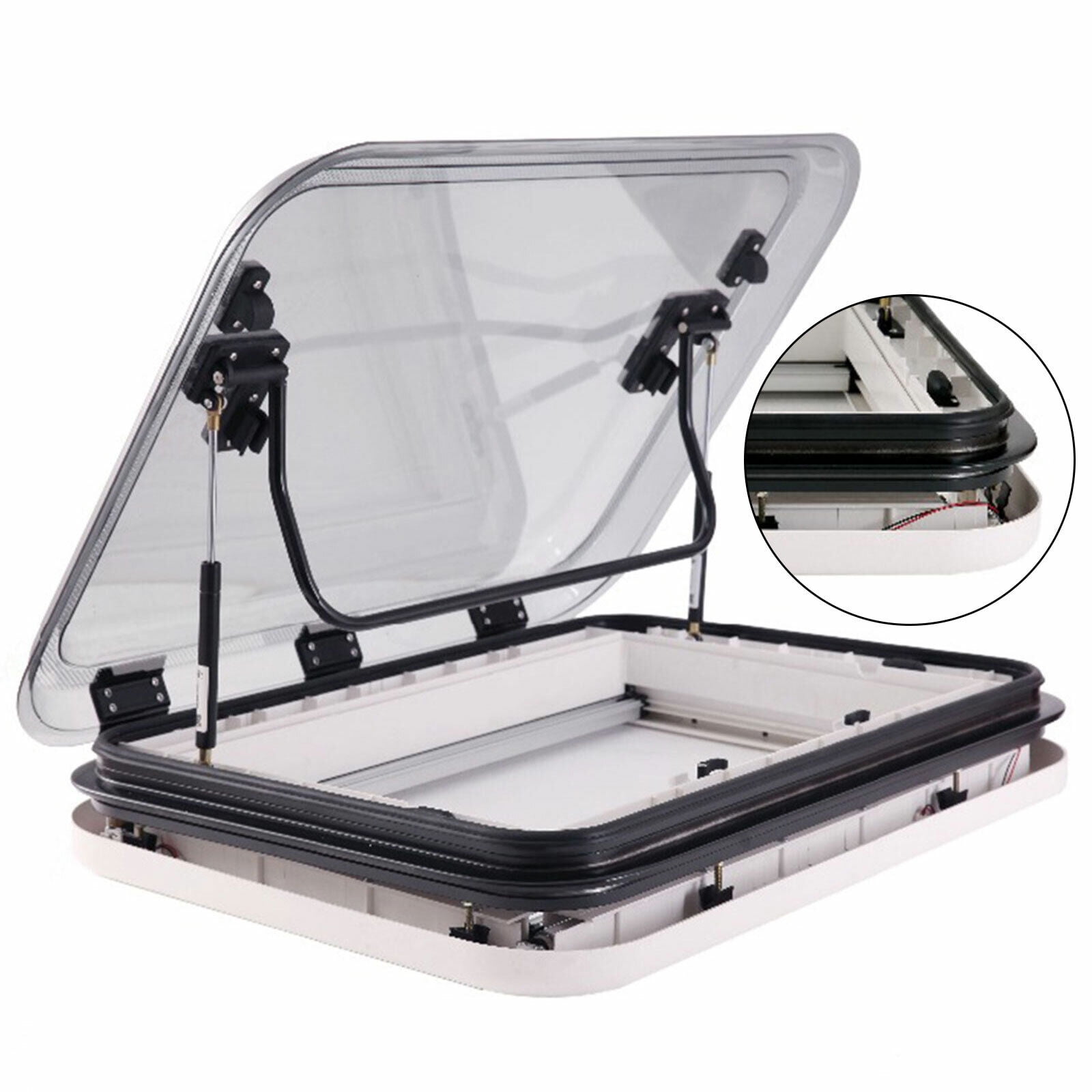 DENEST Caravan Skylight Roof Vent Anti-UV Flyscreen Hatch Trailer Camper RV Motorhome