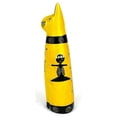 thumbnail image 2 of Siting Cat Soapstone Sculpture, Yellow, 2 of 2