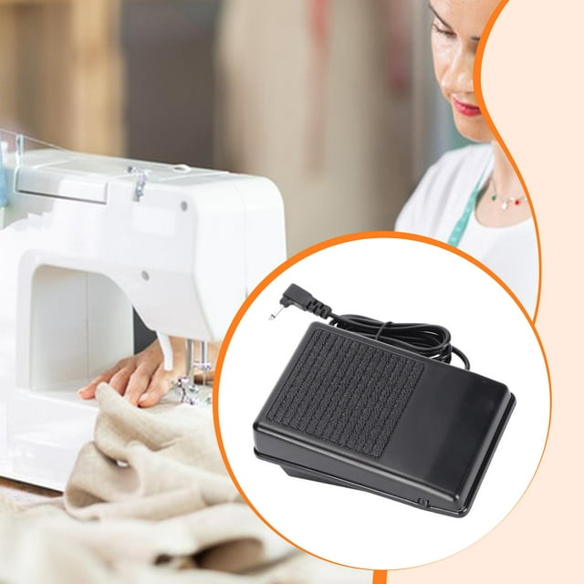 Pedal de control para máquina de coser, reemplazo directo, accesorios, interruptor de control de pie de reparación resistente para 6600, 6700, 6800,