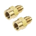 thumbnail image 5 of Adaptador de tubería de latón Uxcell de macho a hembra de 1/4 SAE a 1/8 NPT 2, 5 of 5