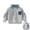 Gray, variant on YOUYEDIAN Toddler Boys Fleece Sweatshirts Casual Cute Long Sleeve Lapel Pullover Sweater