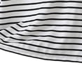 thumbnail image 4 of Two Piece Sets for Women Fashion Stripe Lounge Short Sets Tank Round Neck Sleeveless Casual Pullover Sweatsuit, 4 of 5