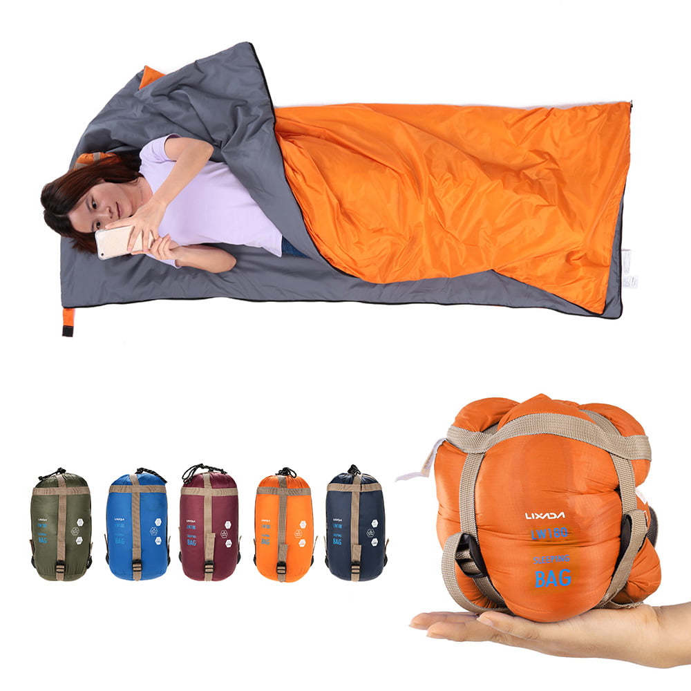 Double Person Ultralight Envelope Sleeping Bag Camping Traveling Hiking 