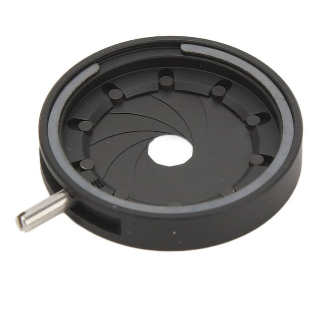 Adaptador de diafragma de apertura de iris ANGGREK Diafragma de iris ajustable manual 10 hojas