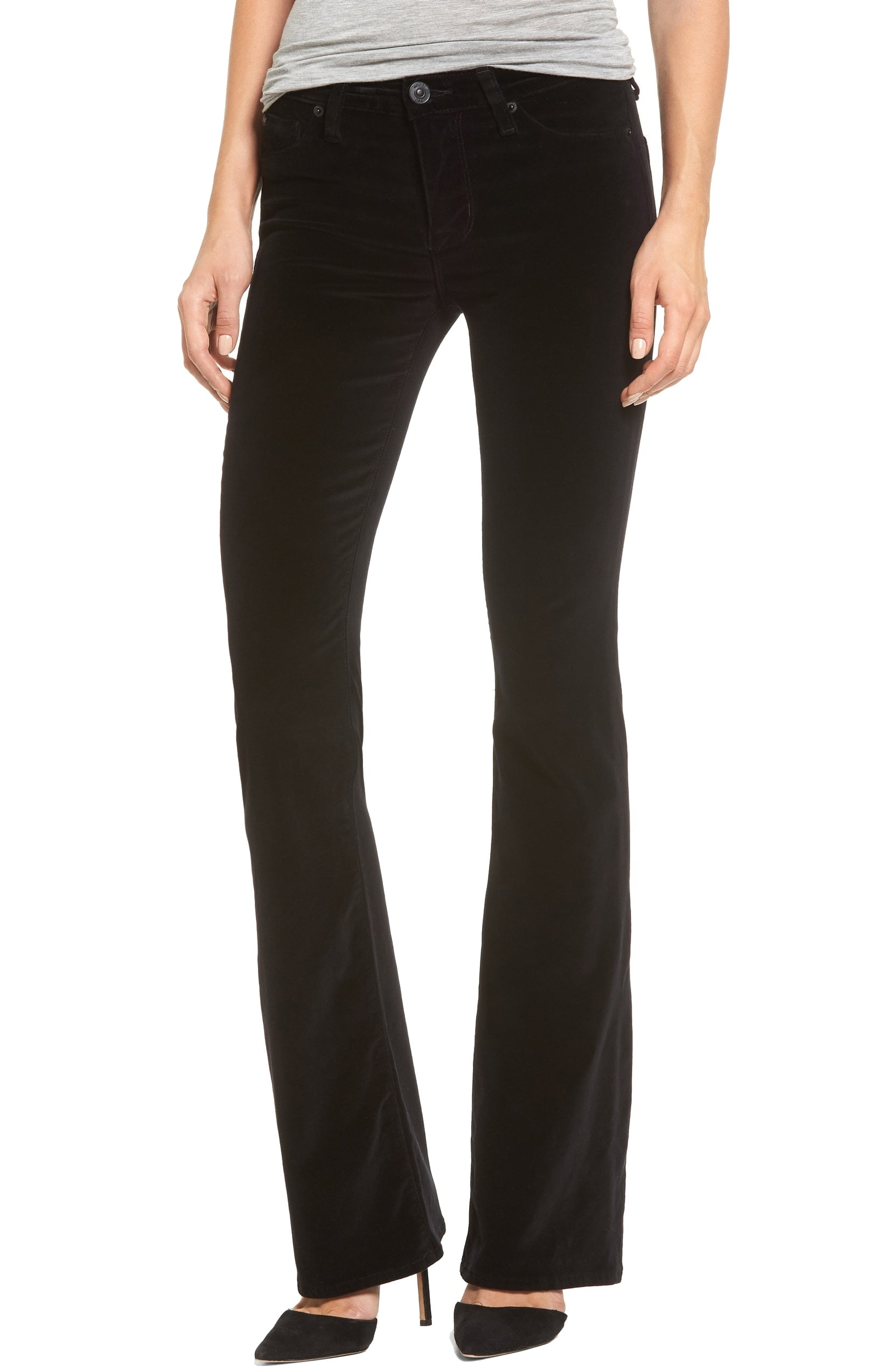Hudson Jeans - Womens Jeans Bootcut Velvet Mid-Rise Stretch 26 ...