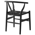 thumbnail image 6 of Side Dining Chair, Black, Wood, Bar Pub Cafe Bistro Dining Kitchen Hospitality Restaurant, Modern Contemporary, HB37794, 6 of 10