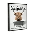 thumbnail image 4 of Stupell Industries Bubble Bath Highland Cow Animals & Insects Painting Black Floater Framed Art Print Wall Art, 17 x 21, 4 of 10
