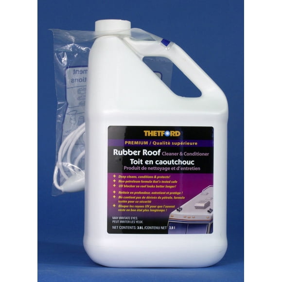 Thetford Rubber Roof Cleaner 32634 1 Gallon Bottle With Spray Hose; Single; With Bilingual Package