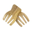 thumbnail image 3 of Oussum Brown Wooden Salad Serving Bowls with 2 Salad Server Forks Wood Spoon Online, 3 of 7