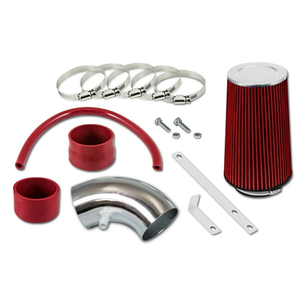 Rl Concepts Red Short Ram Air Intake Kit Filter For 10 12 Hyundai Genesis Coupe 3 8 V6 Walmart Com Walmart Com