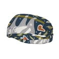 thumbnail image 2 of Uemuo Cute Sloth Printed Sports Headbands for Men Women,Moisture Wicking Workout Headband, Sweatband Headbands,Non-slip Workout Gym Yoga Headband, 2 of 9