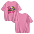 thumbnail image 5 of World and Cup Soccer Shirt 𝓴𝓲𝓭𝓼 OdeJous Pink T-Shirt for Boygirls,S, 5 of 5