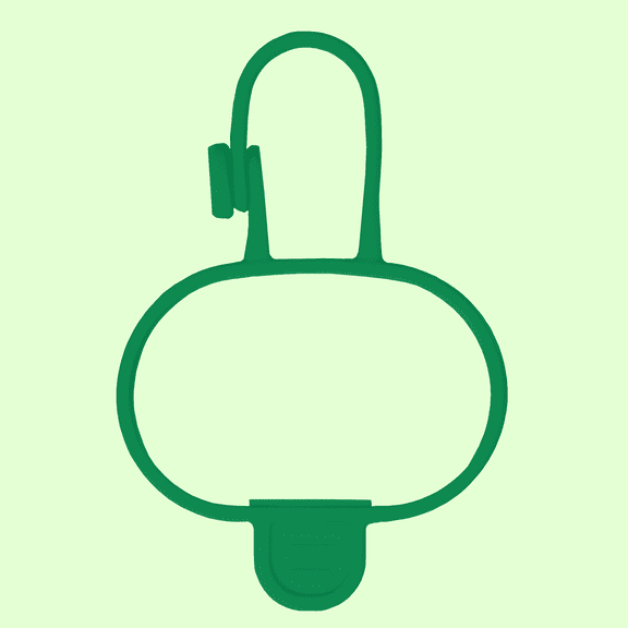 Woofpanion Accessory Band for Dog Poop Bag Dispenser, Green