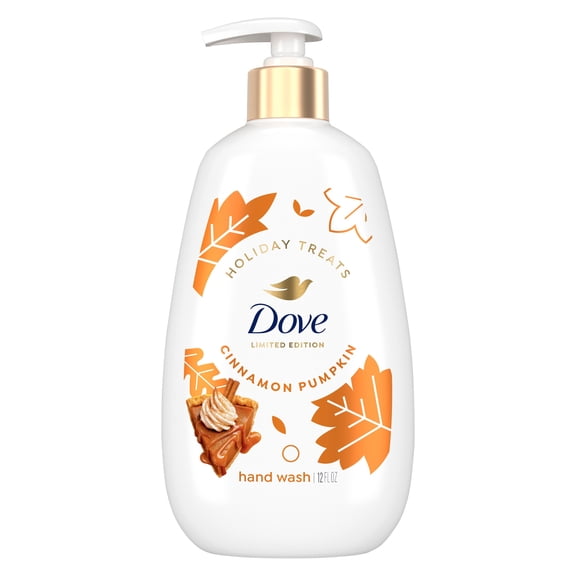 Dove Limited Edition Holiday Treats Liquid Hand Wash For Deep Nourishment Cinnamon Pumpkin Pie ,12 fl oz