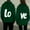 006Green, variant on Generic Matching Couple Sweatshirt Hoodies,Valentine Girlfriend Boyfriend Wife Lo Ve Custom Pattern Pullover Hoodie
