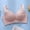 18-Pink, variant on YWDJ Bras for Women Sleeping Closure in Back Sleep Bras Wirefree Comfy Bras Wide Strap Full Coverage Push up Wrap Lounge Bras Padded Bras Comfortable Bras Pink L