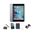 thumbnail image 1 of Refurbished Apple iPad Mini 2 A1489 (WiFi) 16GB Space Gray Bundle w/ Case, Bluetooth Earbuds, Tempered Glass, Stylus, Charger, 1 of 4