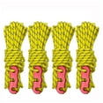thumbnail image 2 of ZheElen 4 Pcs Corde de Tente Randonnée Fil Fournitures de Camping Équipement d'Escalade Bricolage Jaune 1 Ensemble, 2 of 6