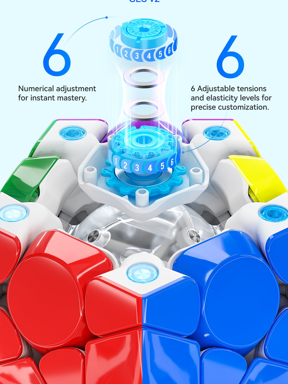 Zcube GAN Megaminx V2 Maglev UV Coated Grey Magic Cube Puzzle Adults Gift