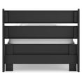 thumbnail image 4 of Signature Design by Ashley Socalle Twin Panel Headboard in Matte Black Finish, 4 of 5
