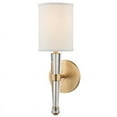 thumbnail image 2 of Hudson Valley Lighting 4110 Volta 1 Light 15" Tall Wall Sconce - Brass, 2 of 2