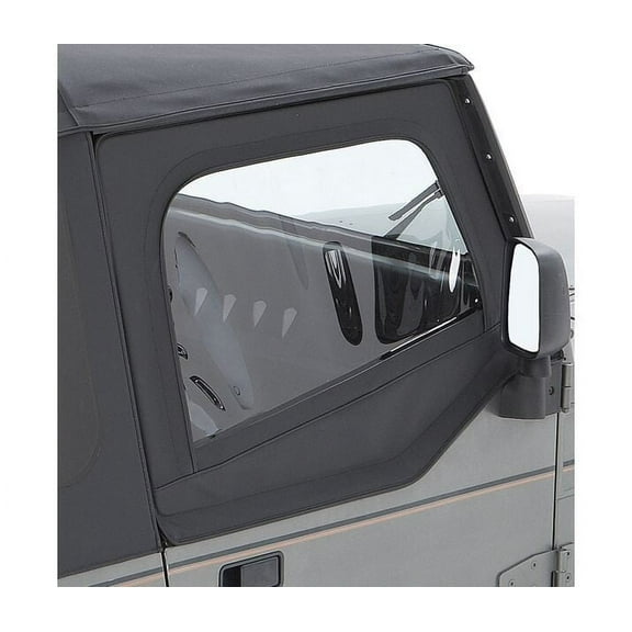 Bestop - 51782-15 - Upper Fabric Half Doors Fits select: 1989-1995 JEEP WRANGLER / YJ, 1988 JEEP WRANGLER