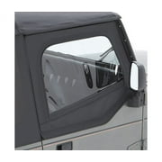 Bestop - 51782-15 - Upper Fabric Half Doors Fits select: 1989-1995 JEEP WRANGLER / YJ, 1988 JEEP WRANGLER