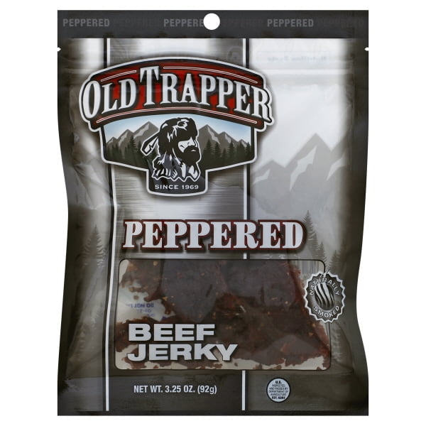 Old Trapper Smoked Products Old Trapper Beef Jerky, 3.25